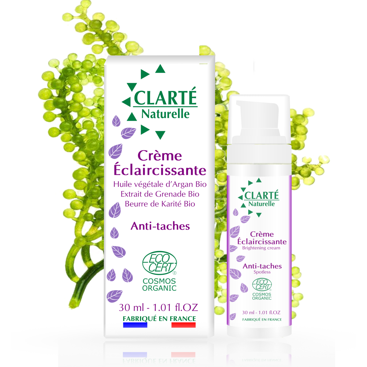 Aufhellende Creme gegen dunkle Flecken