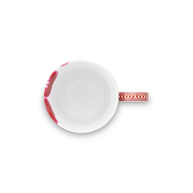 Mug Alphabet Floral Fantasy Rose - A - 350ml