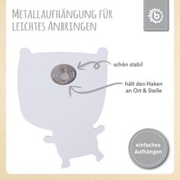 Ganci da parete orso