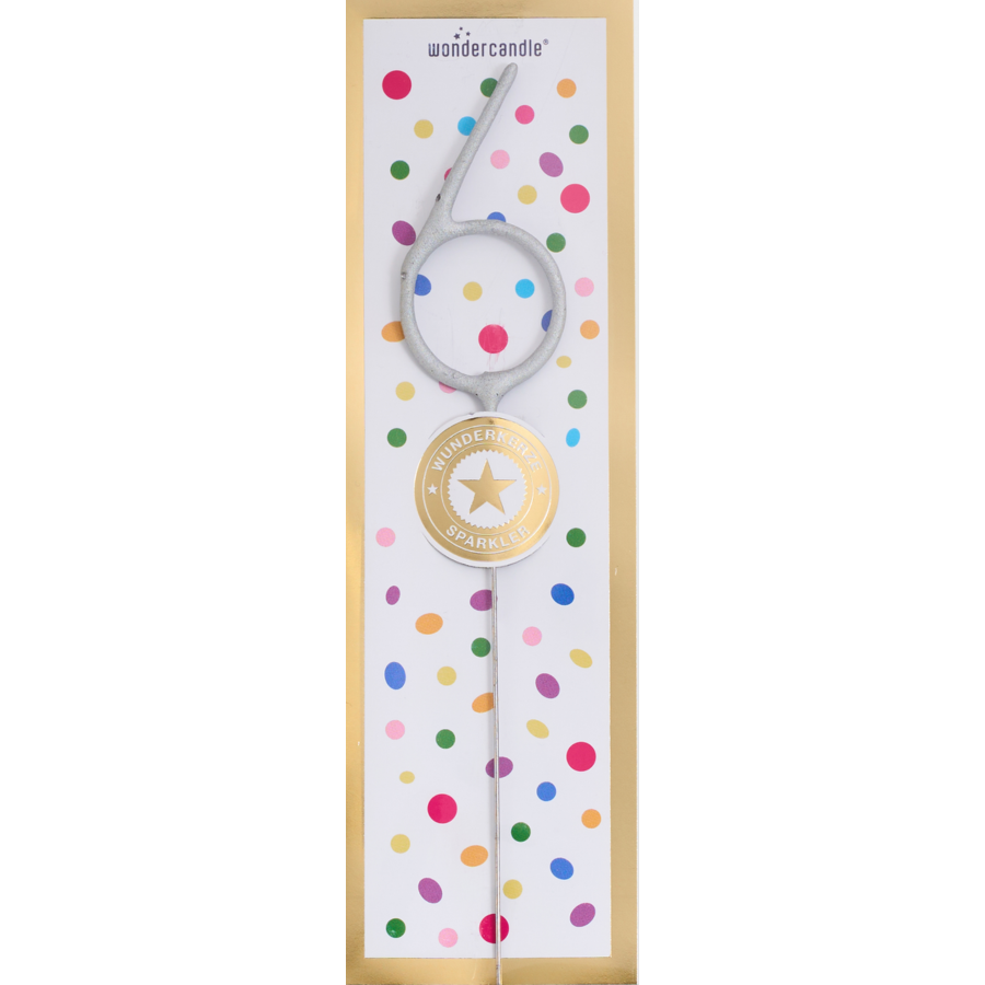 6 Tricolor gold silber rosé Wondercandle® classic