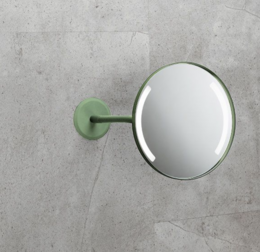 Lighting mirror Wall bracket and gooseneck for gluing and drilling