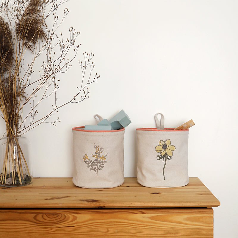 FLORA set 2 cesti portaoggetti