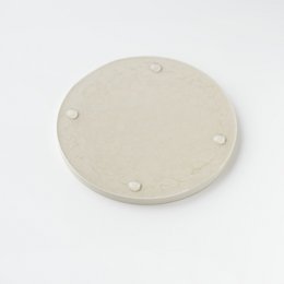 Vide-poche rond Jesmonite Beige / Terrazzo Vein