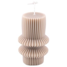 Soyakaars pinstripe beige
