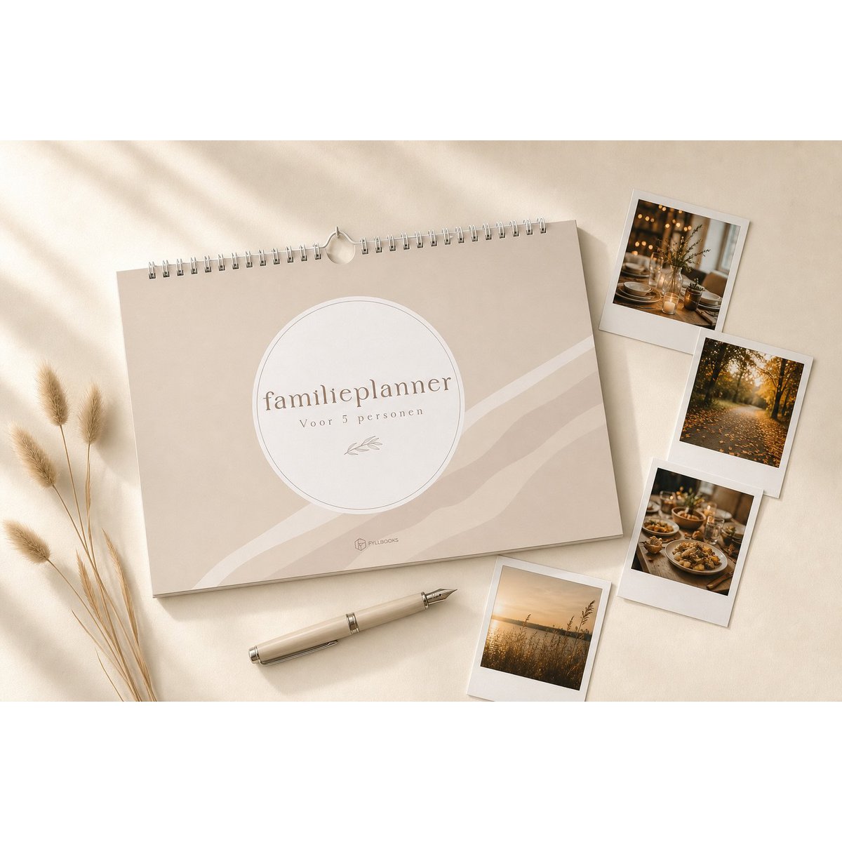 Fyllbooks Family Planner A4 - Dateless - Beige