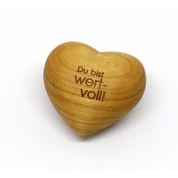 Thankgoods Hand Flatterer Coeur en bois Vous êtes précieux ! comme idée cadeau pour elle et lui !