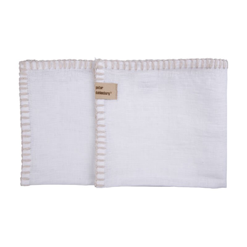 Placemat linen with stitch - Nature - 31cm x 45cm
