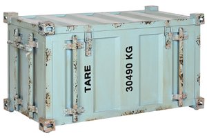 METALLBOX 89X41,5X45,5 BEHÄLTER HIMMELBLAU MB209239