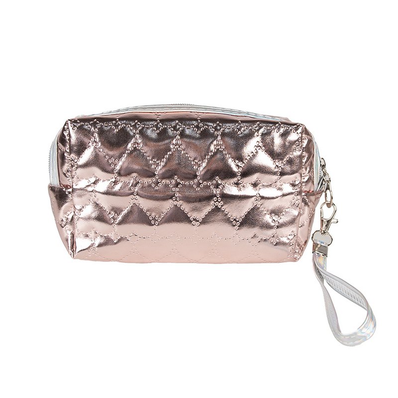 Toiletry Bag Ladies 18x7x10 cm Pink Synthetic Cat Make-Up Bag