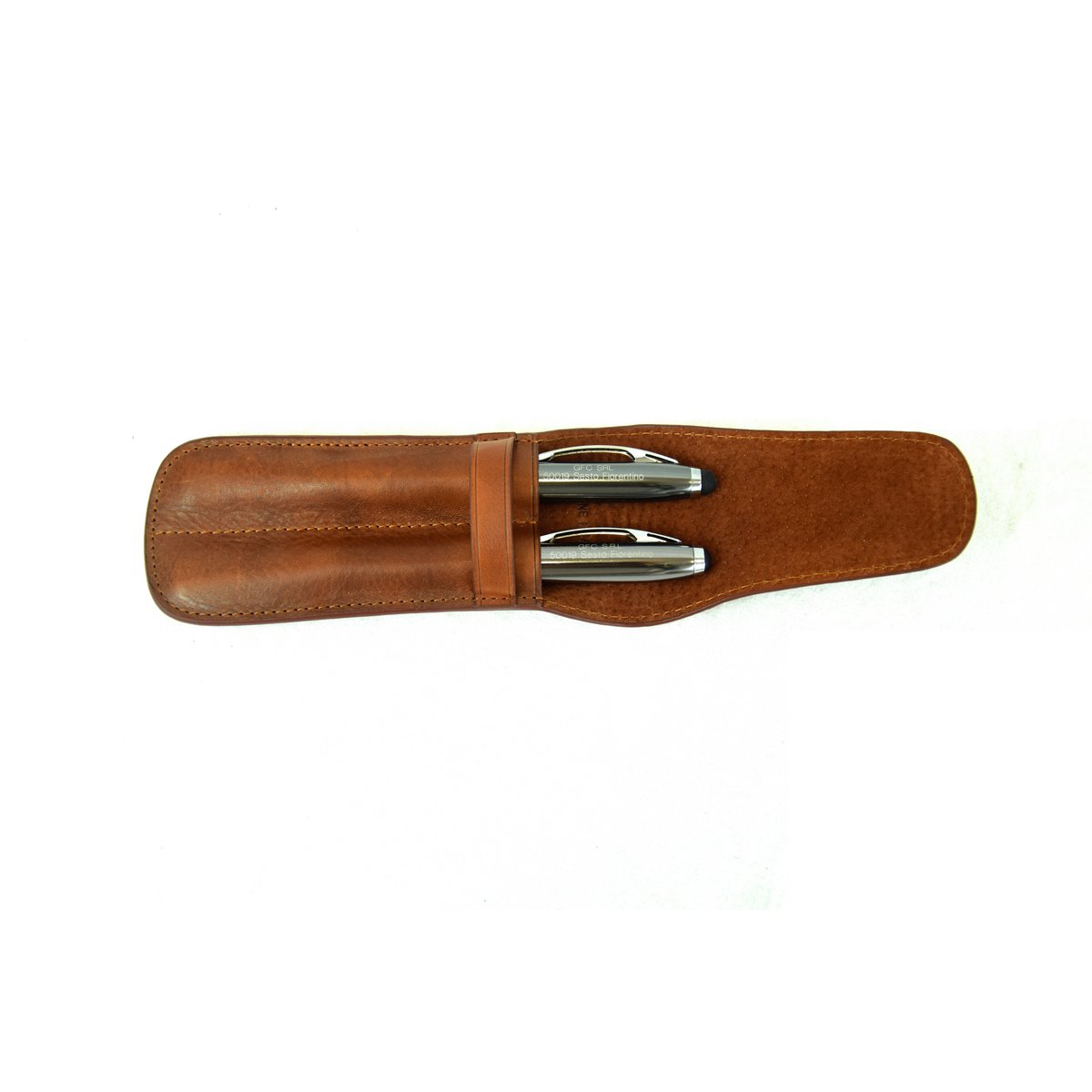 PORTE-STYLO DOUBLE ORCHIDÉE