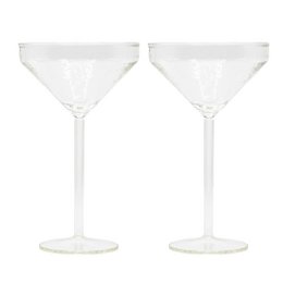 Cocktail glasses Claude, set of 2, clear