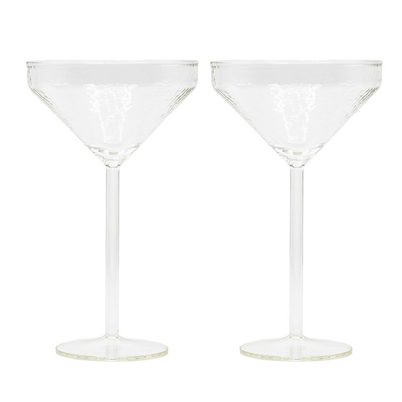 Cocktail glasses Claude, set of 2, clear
