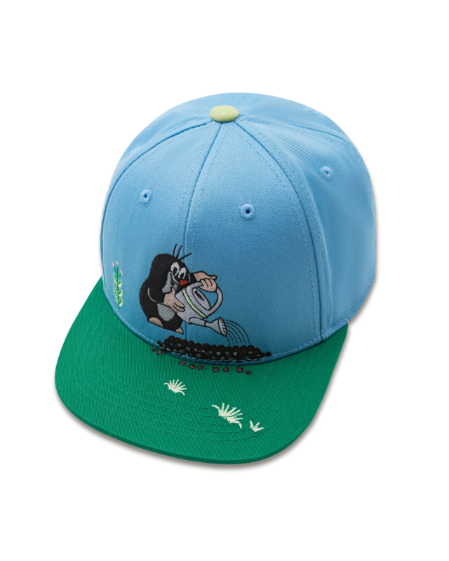 koaa – The Little Mole „Spring” – Snapback niebiesko-zielony