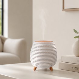 USB ultrasone diffuser – Lina – veelkleurige ledverlichting – modern en discreet – decoratie cadeau-idee