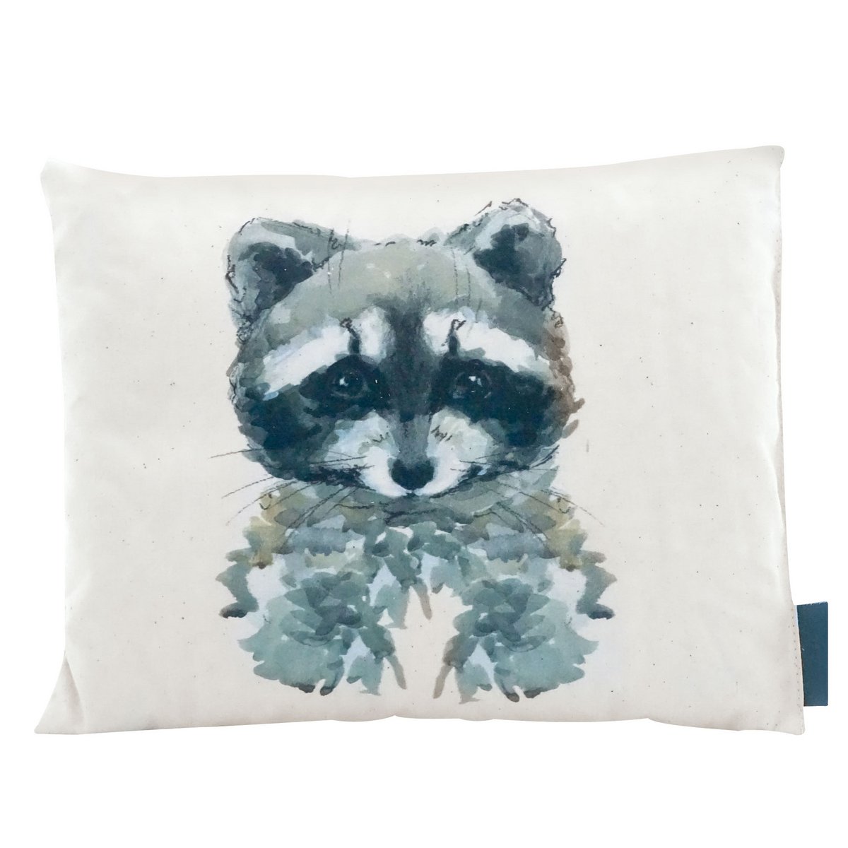 10 grenen kussens display: egel, vos, hert & Co. | 100% grenen | Natuurcadeauset | Kalmerend natuurlijk kussen met bosdiermotieven