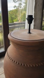 Terracotta rustik gulvlampe N°54