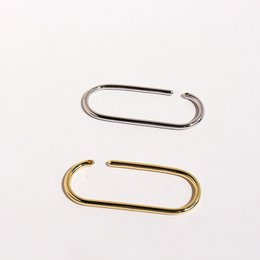 Polsino auricolare minimalista a forma di U: pezzo unico