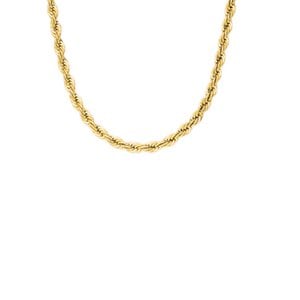 Anklet twist stainless steel gold