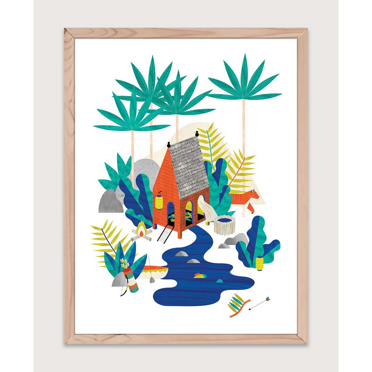 Affiche- Cabane dans la jungle