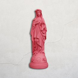 Statuette Mary med blomster
