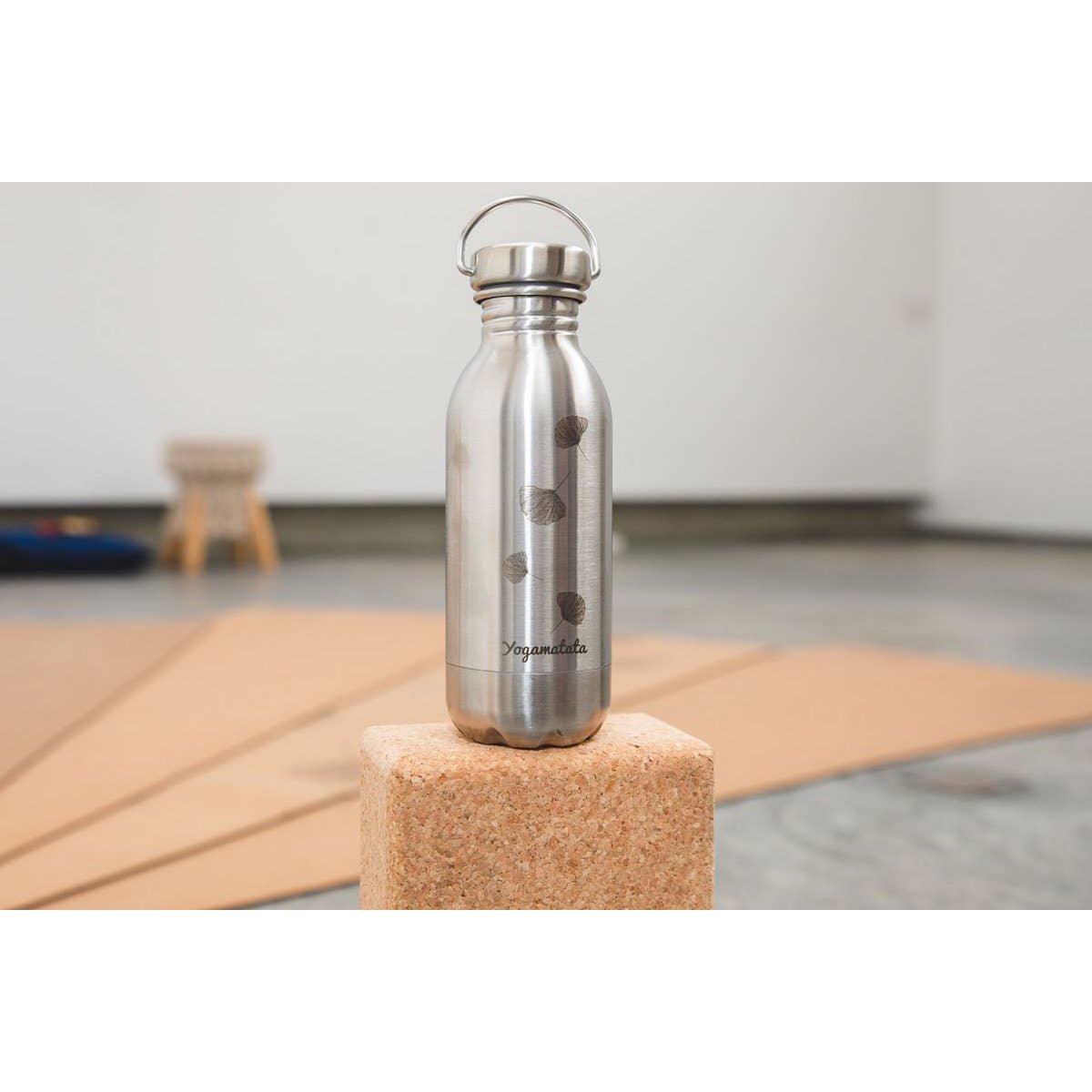Reusable stainless steel bottle "Ginkgo" - EUROPE ONLY