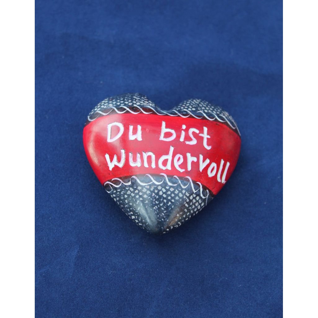 Heart You are wonderful - soapstone