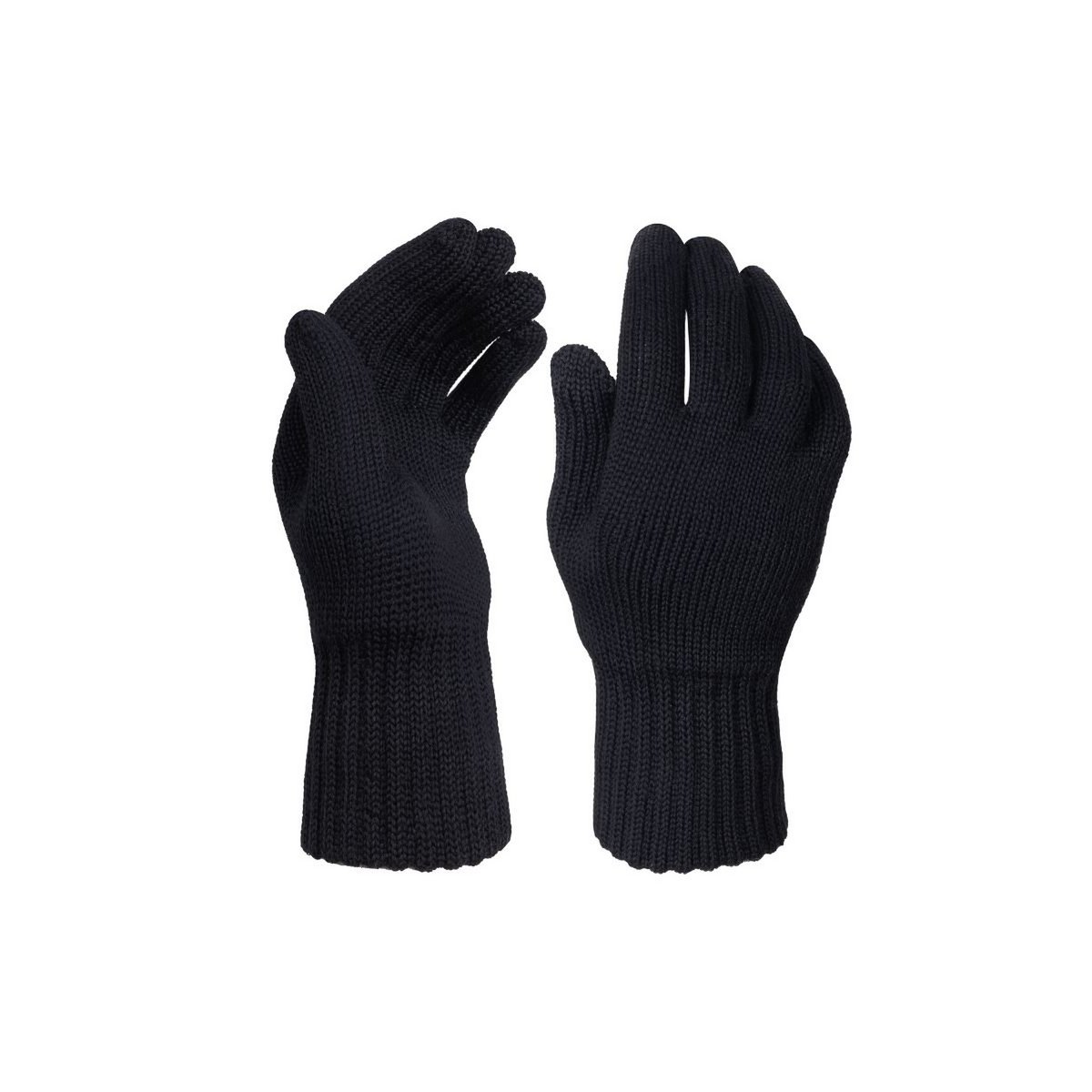 MEN'S CLASSY gloves – 100% MERINO WOOL – black