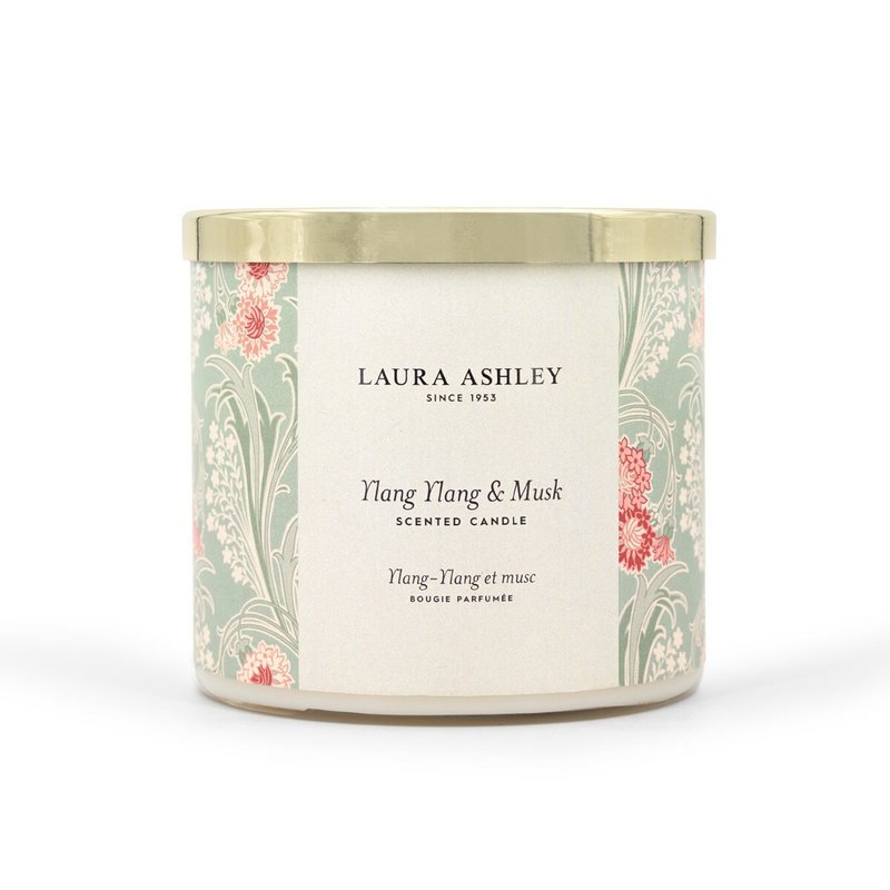 Scented candle Laura Ashley Ylang Ylang & Musk - 400g