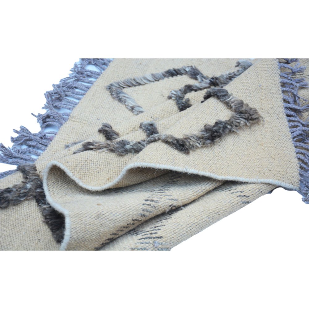 IKAT Sivas Tan Brown Kelim Teppich