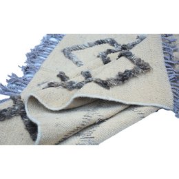 IKAT Sivas Tan Brown Kelim Teppich
