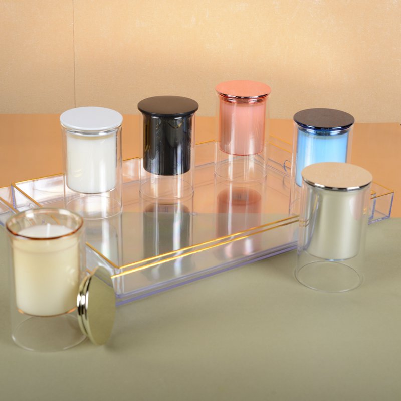 White Candle Musc Parfume 7x11.3cm