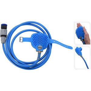 Pet shower hose 240cm with brush