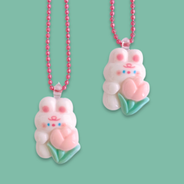 Collana per bambini Pop Cutie Tulip Bunny