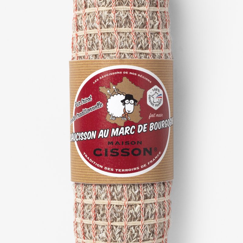 "Pølse med Marc de Bourgogne"