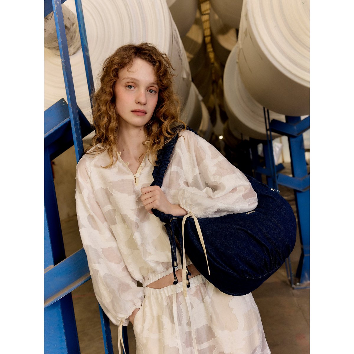 Printworks White Balloon Pants