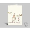 Merry Christmas | Witzige Weihnachtskarte mit Huhn | Klappkarte DIN A6 mit Umschlag