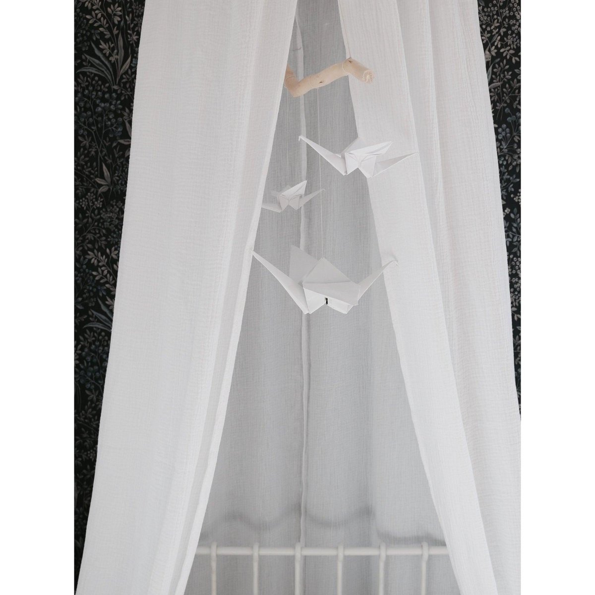 “White” Origami Nursery Mobile