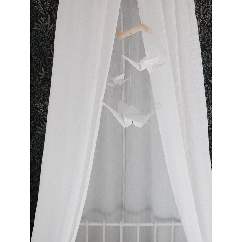 “White” Origami Nursery Mobile