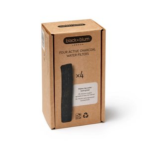 Black+Blum Active Charcoal - Waterfilter set van 4
