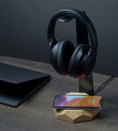 Soporte y cargador para auriculares 2 en 1