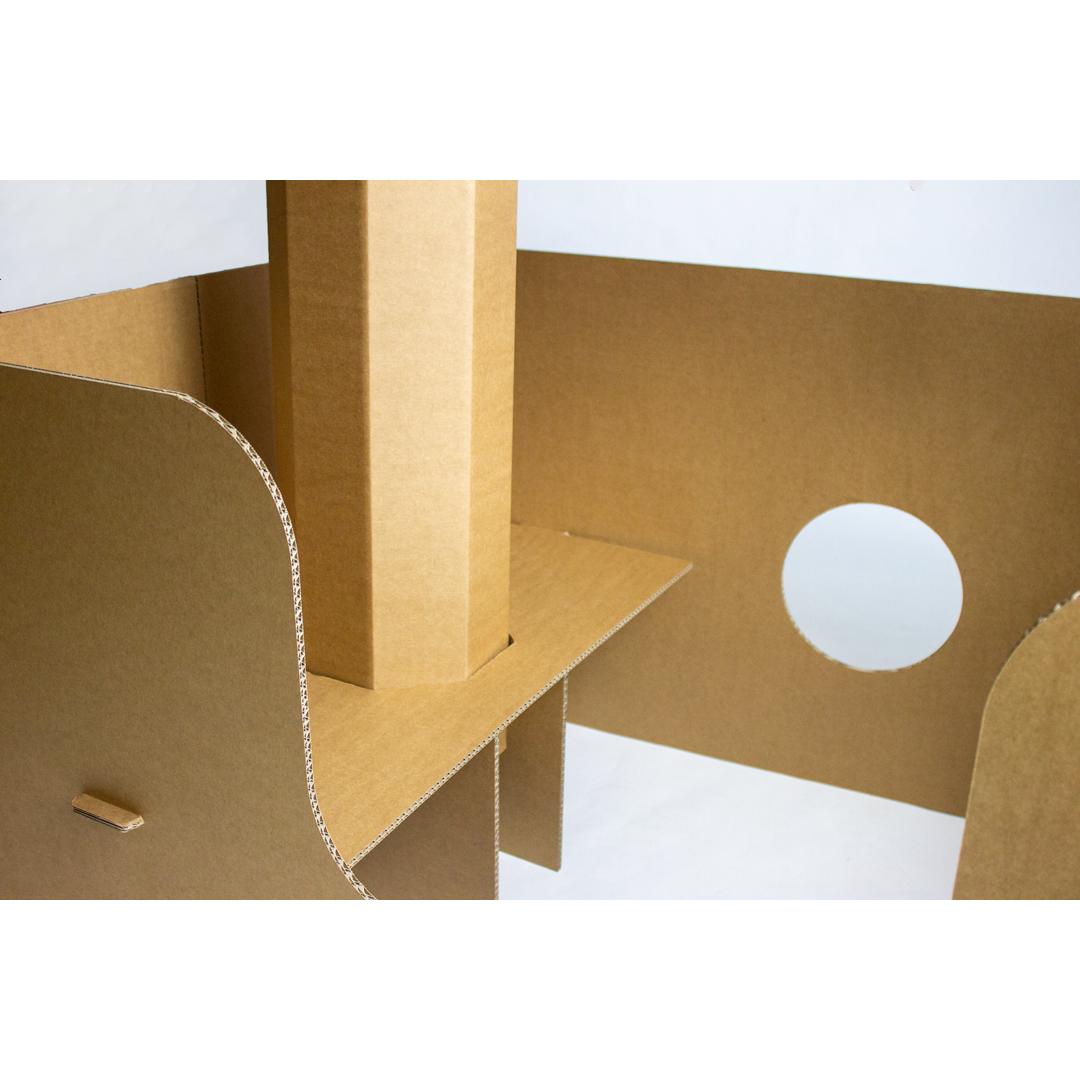 Bateau en carton