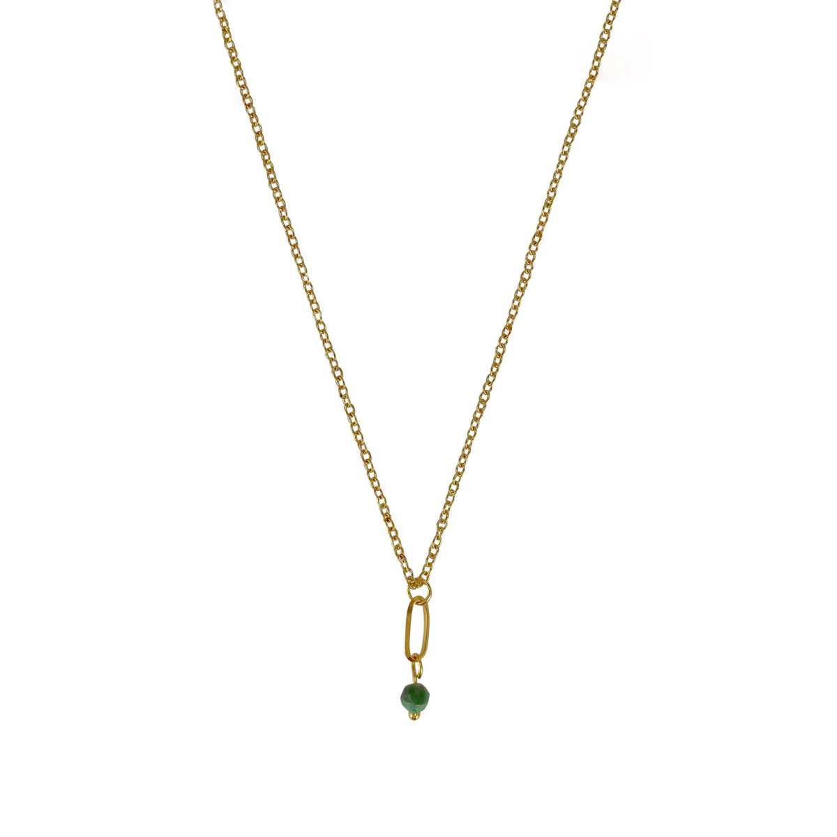 Halskæde Emerald - Guld