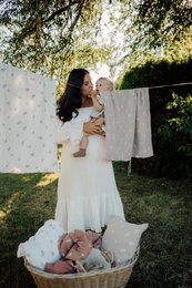 Tisu Baby Bettwäsche Cover & Kissenbezug, beige Blätter