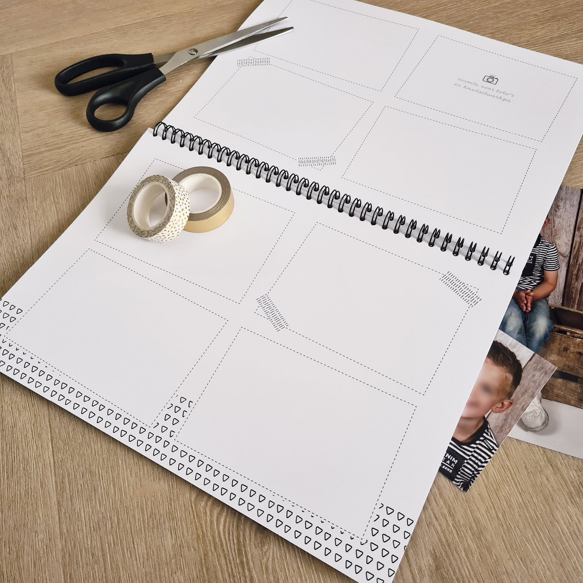 My school photo book | pink | fill-in book A4