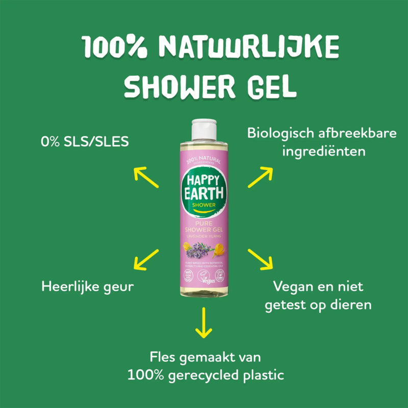 Natürliche Duschgel Lavendel Ylang