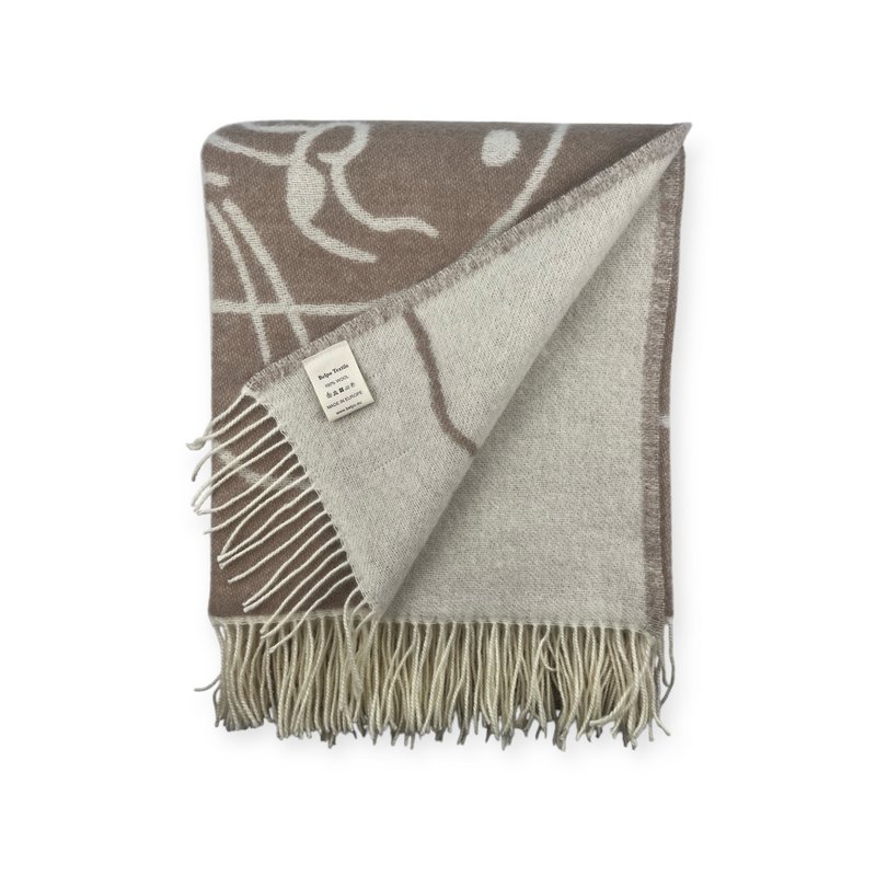 Legende kat plaid - 100% nz uld