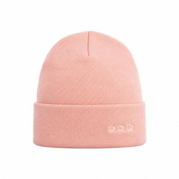 K5001AZ | ORTLES - Unisex Cap in Tubular Stockinette Knit Made in Italy. Antique pink colour