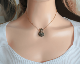 Luxury Mini Crystals Bottles | 24K Natural Crystals Bottle Necklaces