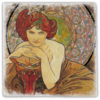 Art Nouveau marmeren onderzetter