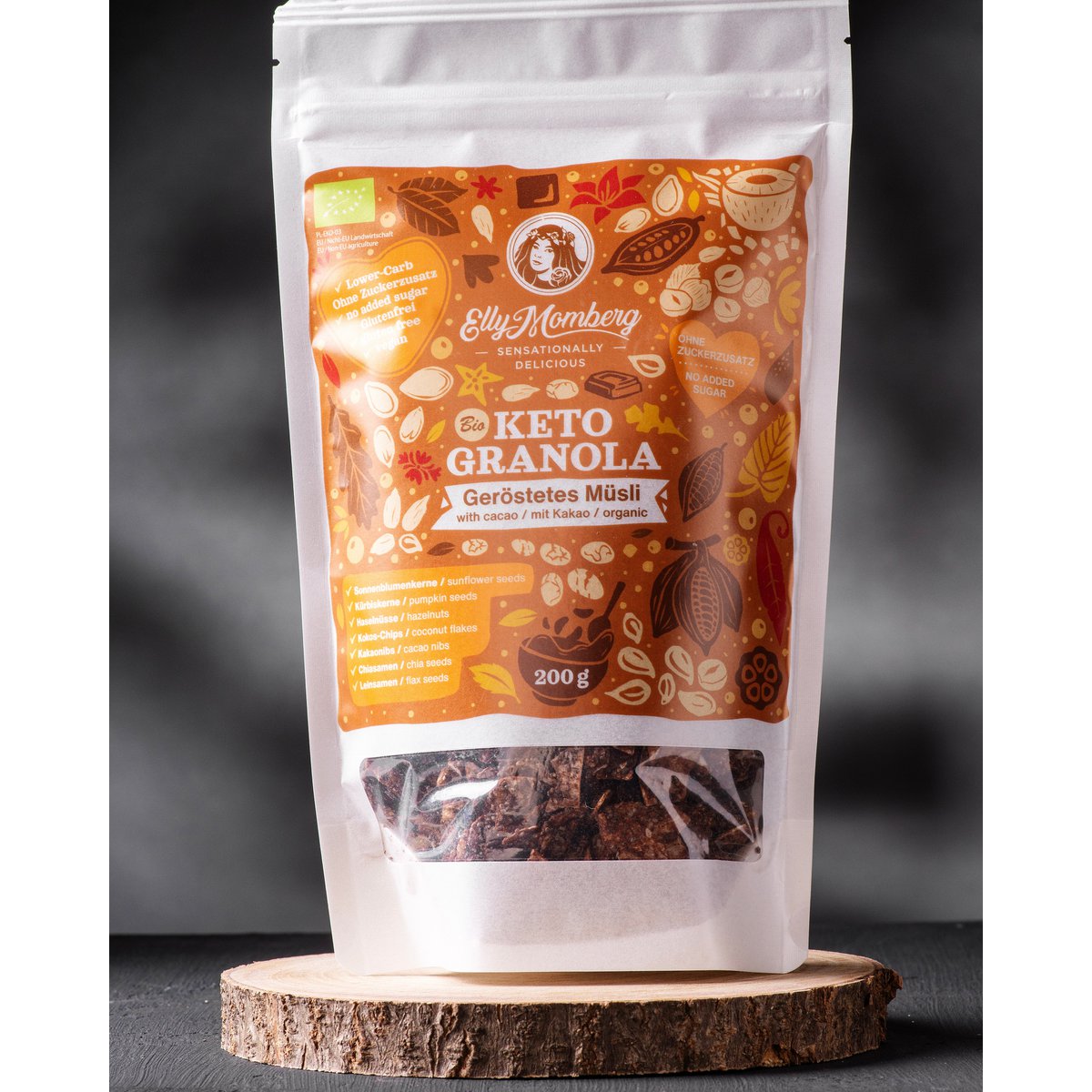 Organic Granola Keto with Cocoa - MÜSLI
